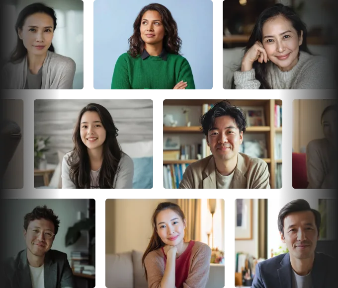 Portraits of working adults in Singapore