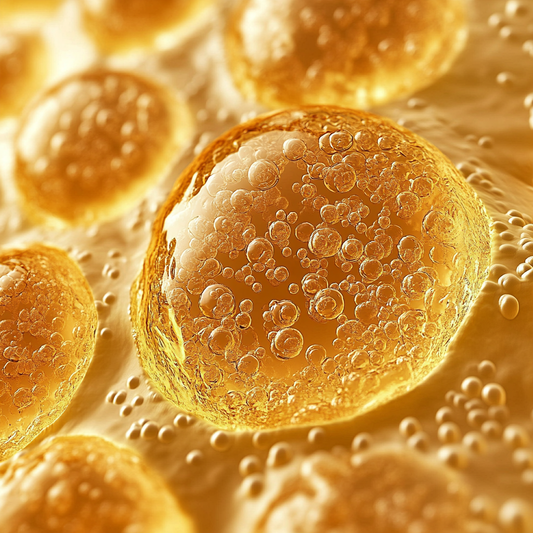 Abstract micrograph representing immune cells in liver tissue